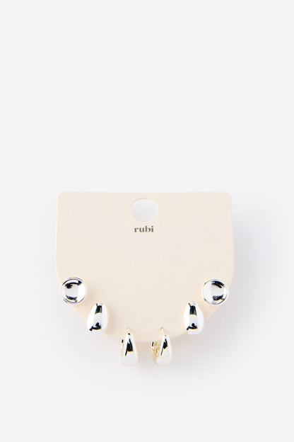 3Pk Mid Earring