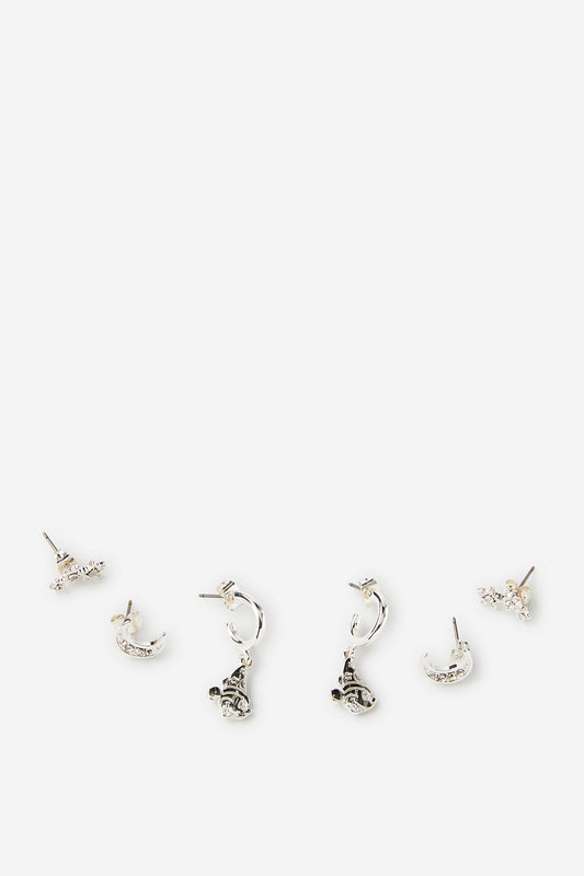 3Pk Mid Earring