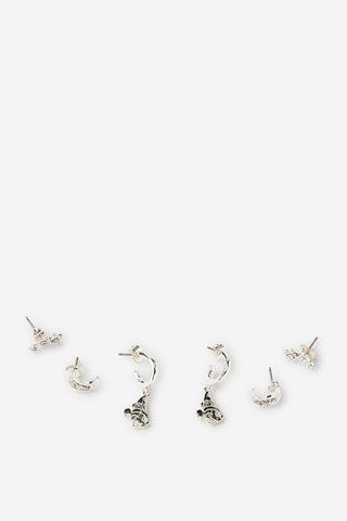 3Pk Mid Earring