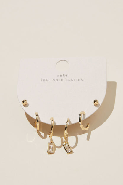 3Pk Small Earring