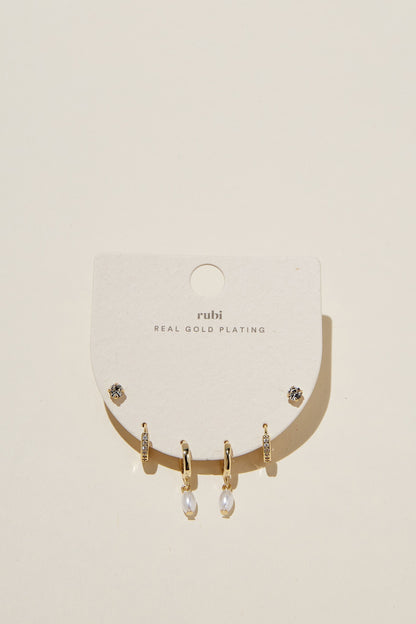 3Pk Small Earring