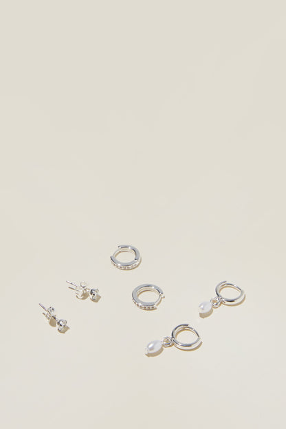 3Pk Small Earring