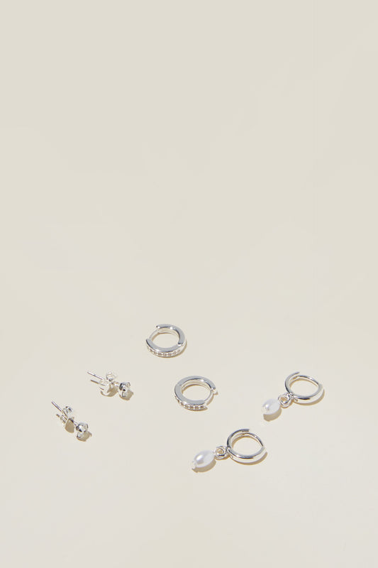 3Pk Small Earring