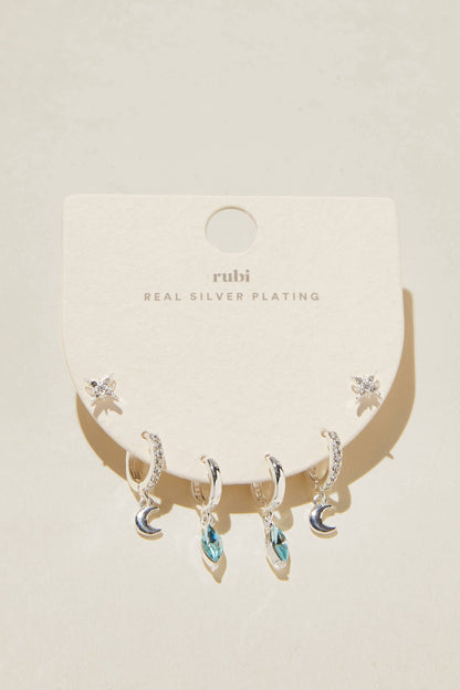 3Pk Small Earring