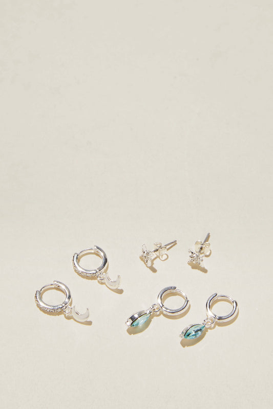 3Pk Small Earring