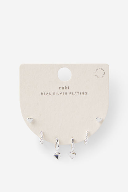 3Pk Small Earring