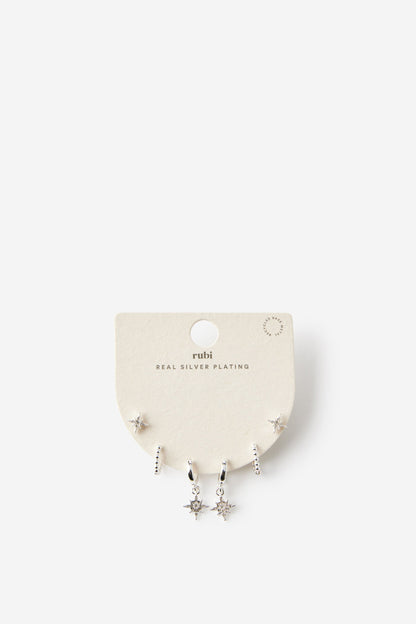 3Pk Small Earring