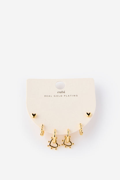 3Pk Small Earring