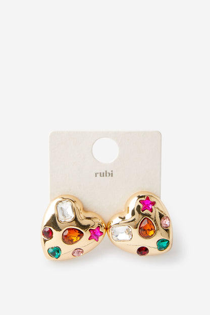 Mid Charm Earring