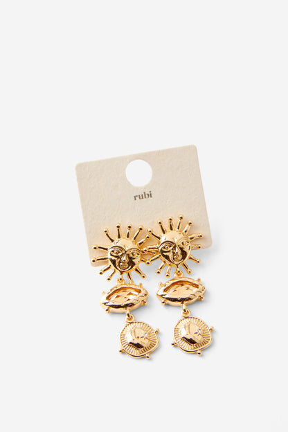 Mid Charm Earring