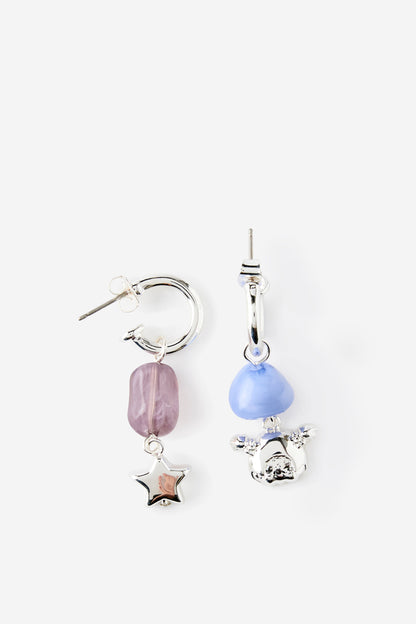 Monchhichi Mid Hoop Earring