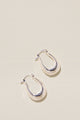 Mid Hoop Earring