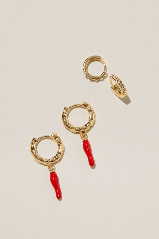 2Pk Mid Earring