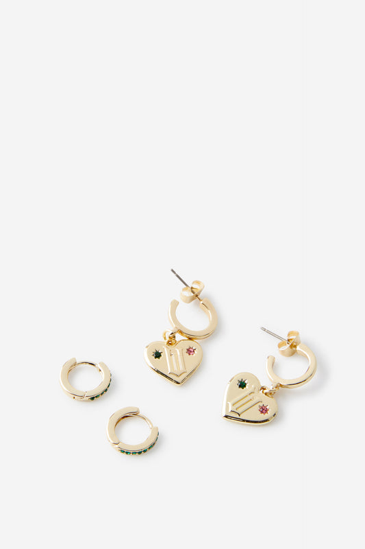2Pk Mid Earring