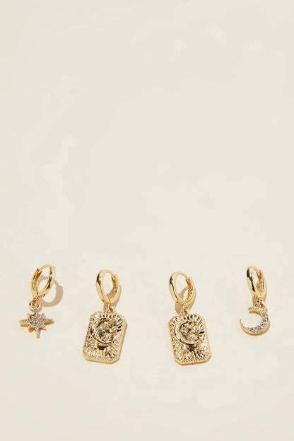 2Pk Mid Earring