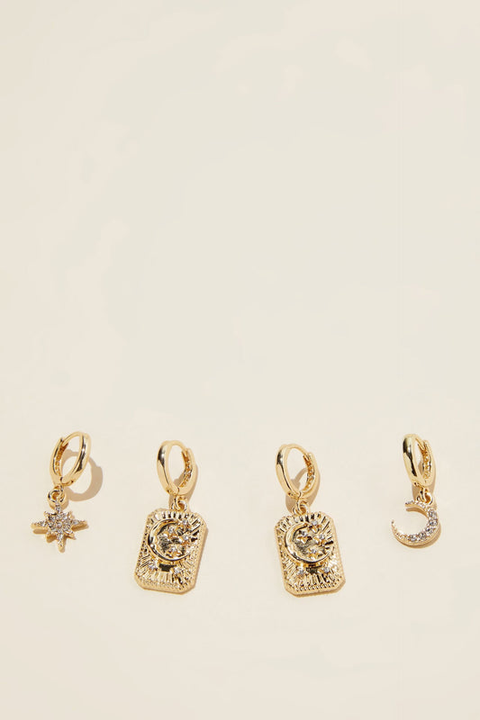 2Pk Mid Earring