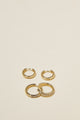2Pk Mid Earring