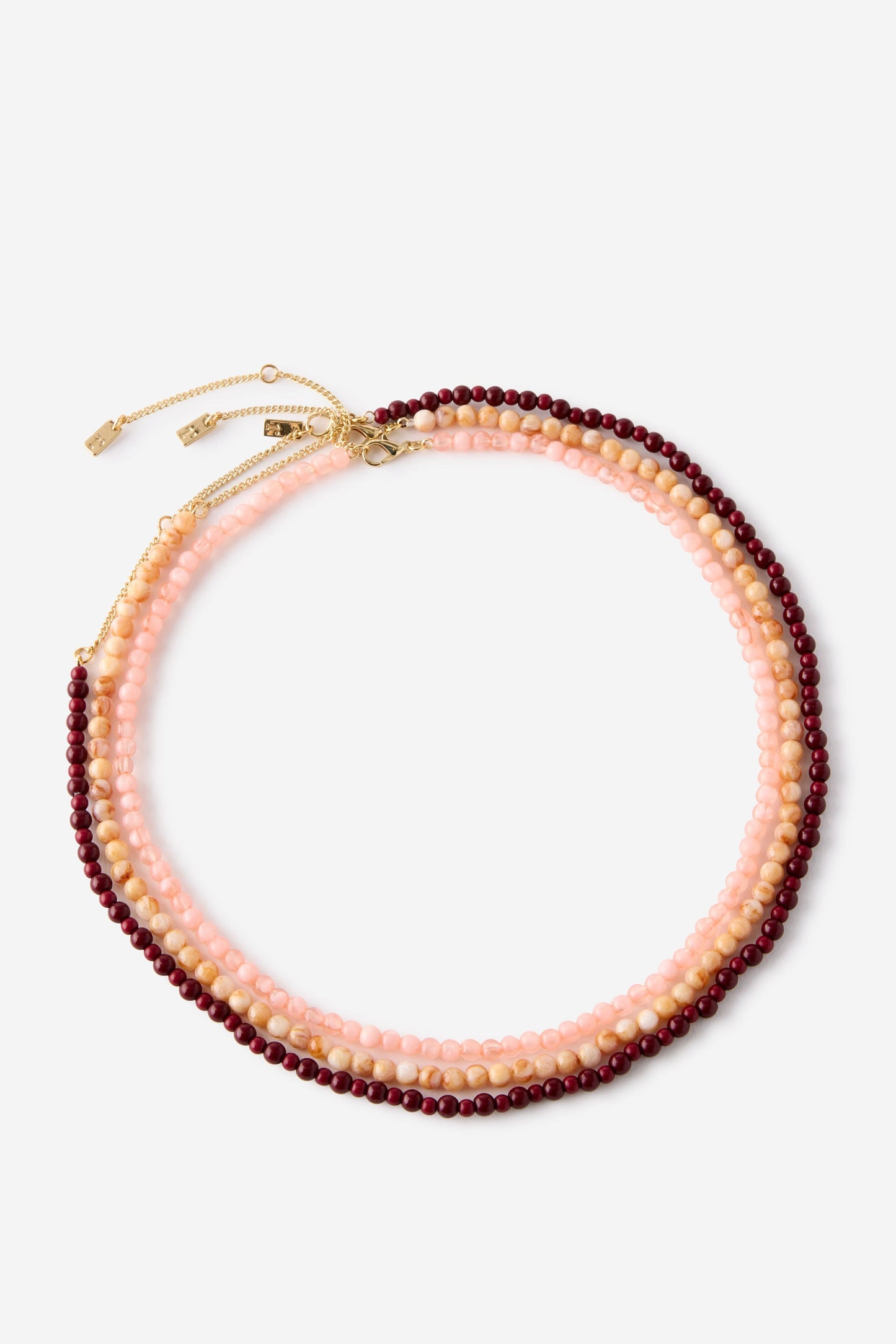 3Pk Beaded Necklace