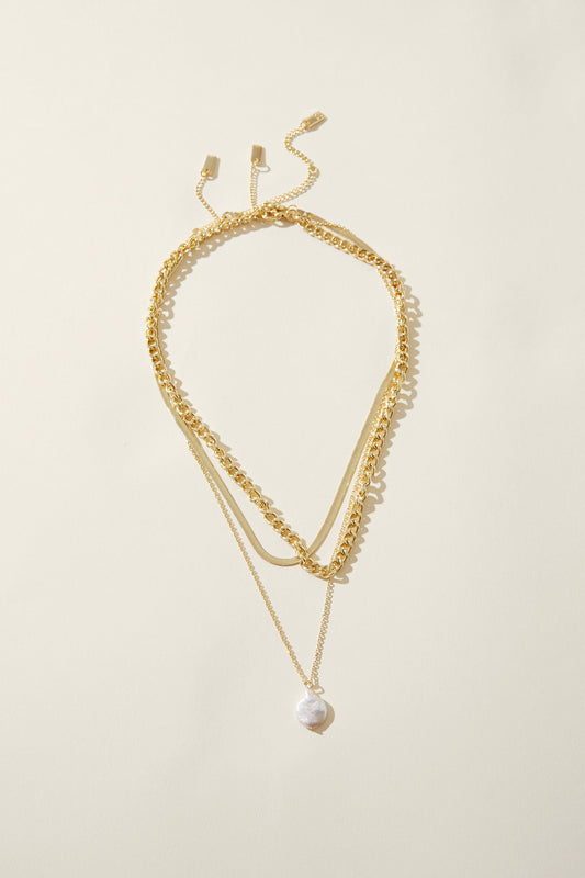 3Pk Fine Chain Necklace