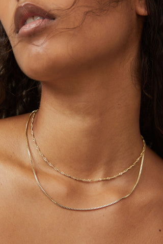 2Pk Fine Chain Necklace