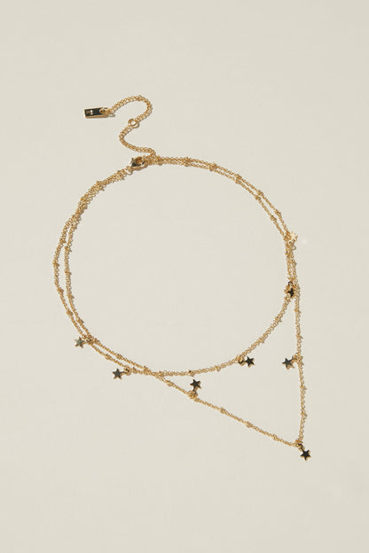 2Pk Fine Chain Necklace