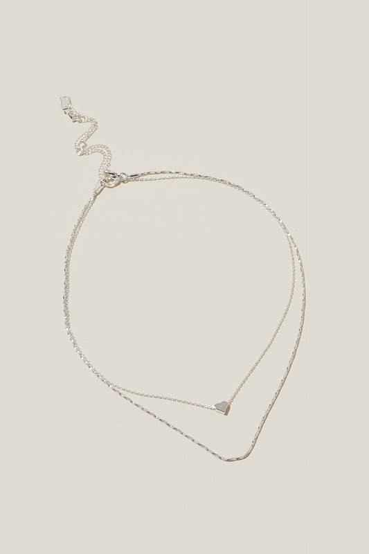 2Pk Fine Chain Necklace