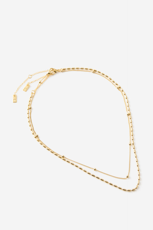 2Pk Fine Chain Necklace