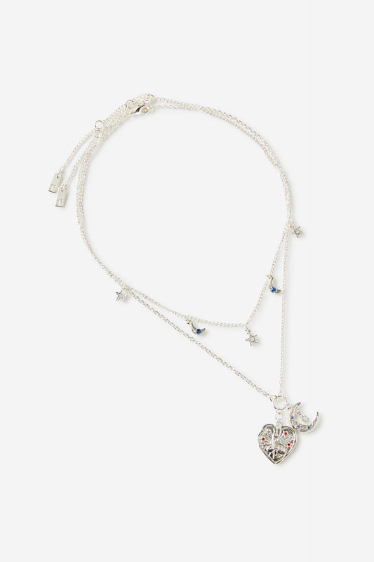 2Pk Pendant Necklace