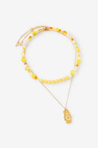 2Pk Beaded Necklace