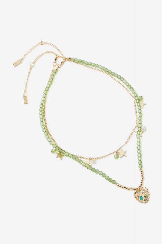 2Pk Beaded Necklace