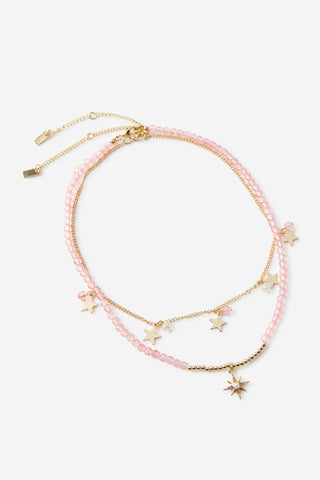 2Pk Beaded Necklace