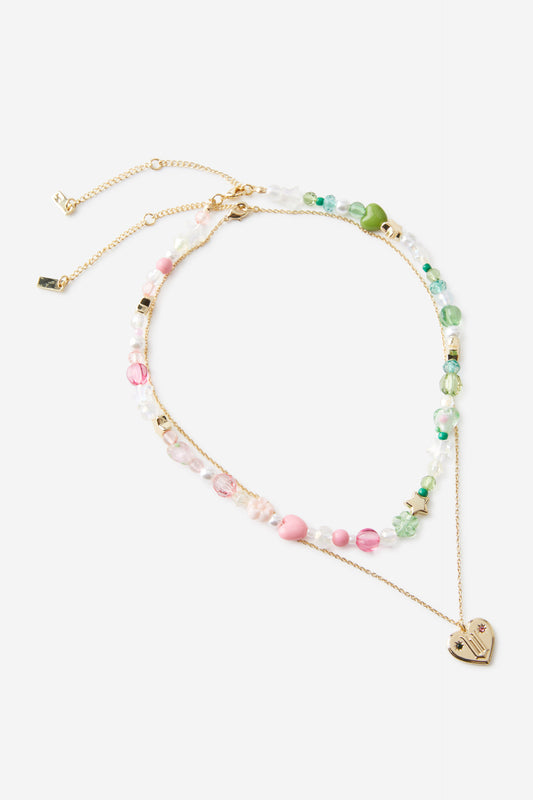 2Pk Beaded Necklace