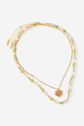 2Pk Beaded Necklace