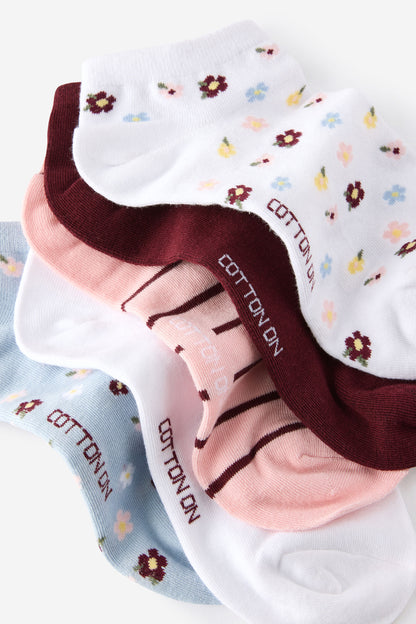 5Pk Ankle Sock