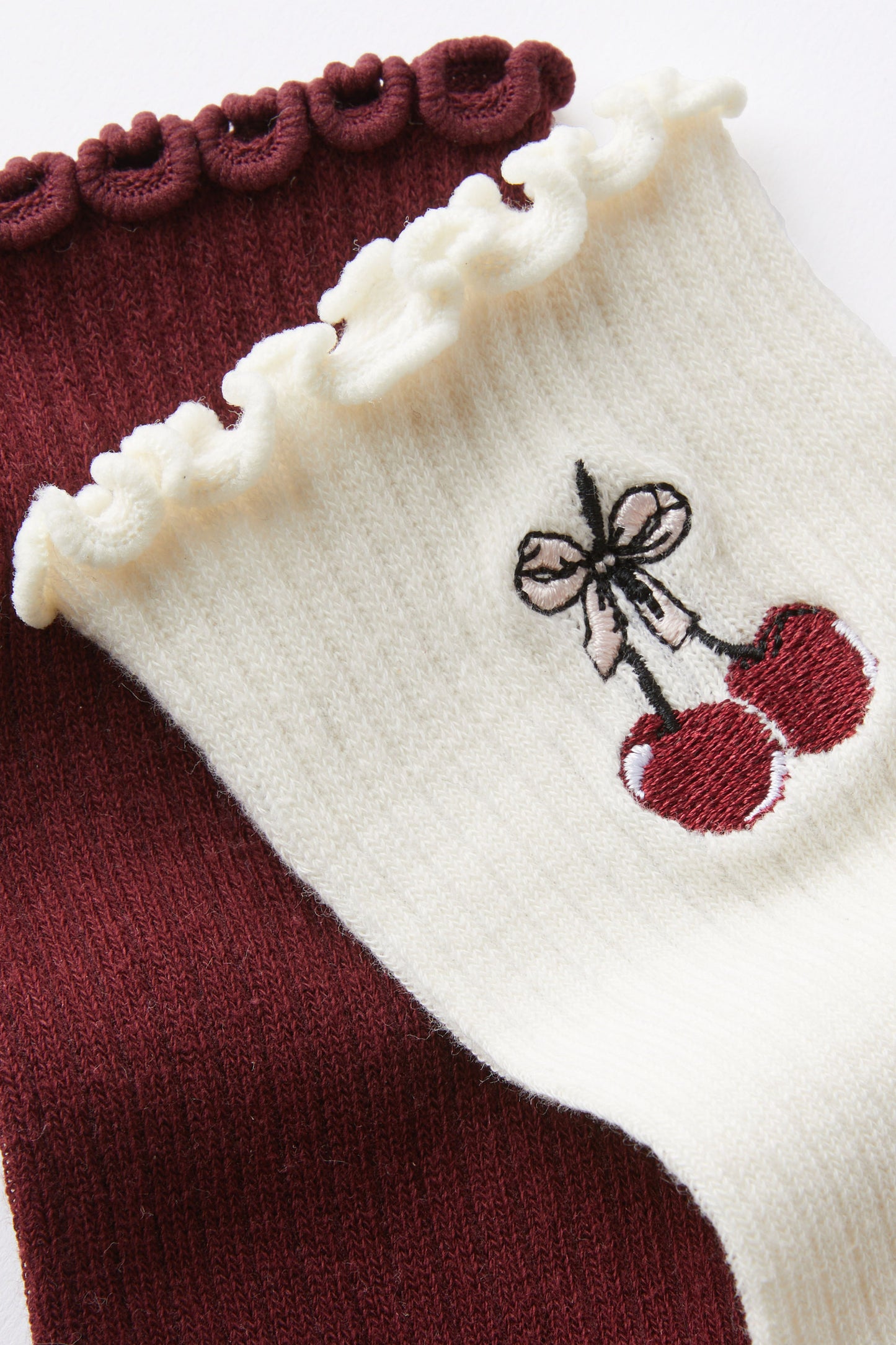 The Perfect Pair Frill Rib Crew Sock 2Pk