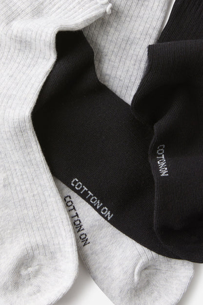 The Perfect Pair Frill Rib Crew Sock 2Pk