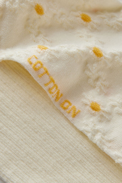 The Perfect Pair Frill Rib Crew Sock 2Pk