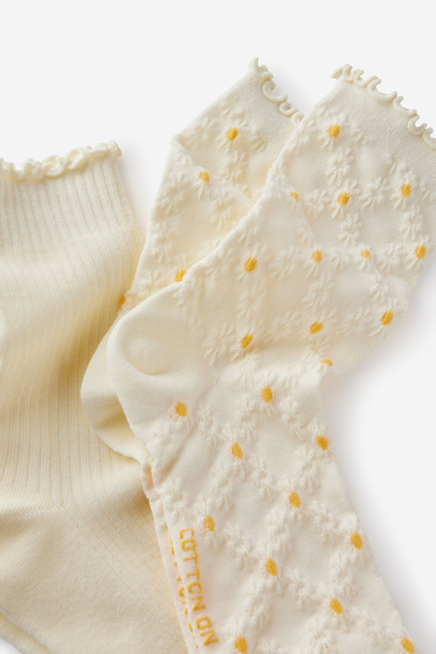 The Perfect Pair Frill Rib Crew Sock 2Pk