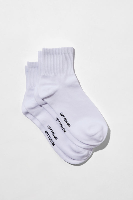 The Perfect Pair Quarter Crew Sock 2Pk