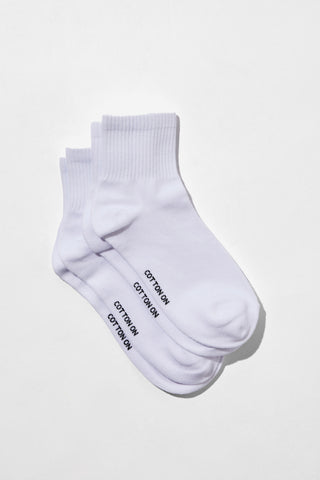 The Perfect Pair Quarter Crew Sock 2Pk