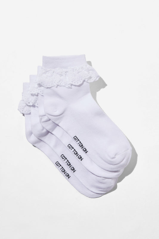The Perfect Pair Pretty Frill Sock