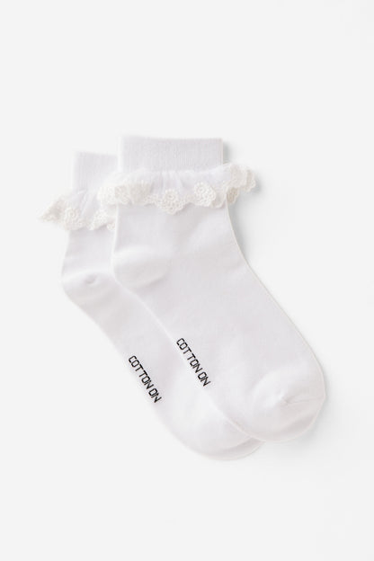 The Perfect Pair Pretty Frill Sock