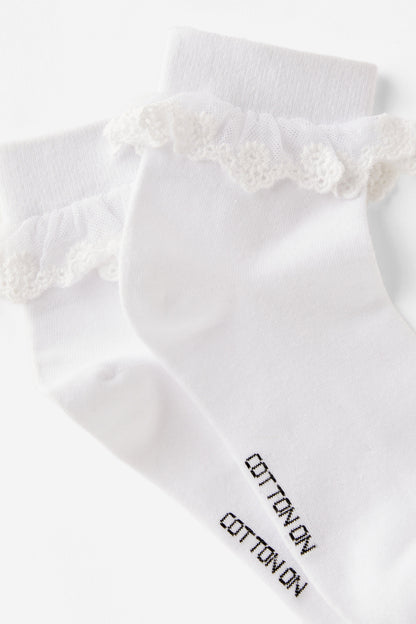 The Perfect Pair Pretty Frill Sock