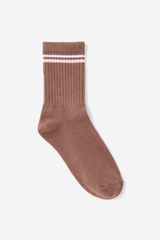 Retro Sporty Crew Sock