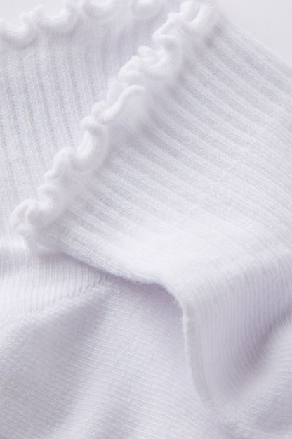 The Perfect Pair Frill Rib Ankle 2Pk