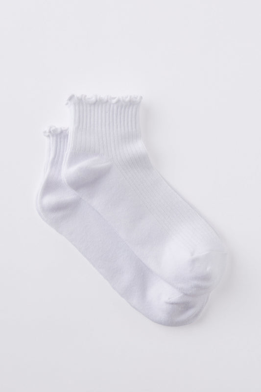 The Perfect Pair Frill Rib Ankle 2Pk