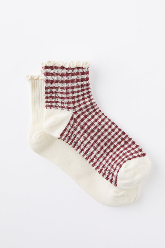The Perfect Pair Frill Rib Ankle 2Pk