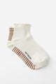 The Perfect Pair Frill Rib Ankle 2Pk