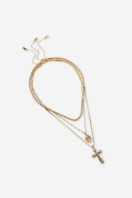 3Pk Pendant Necklace