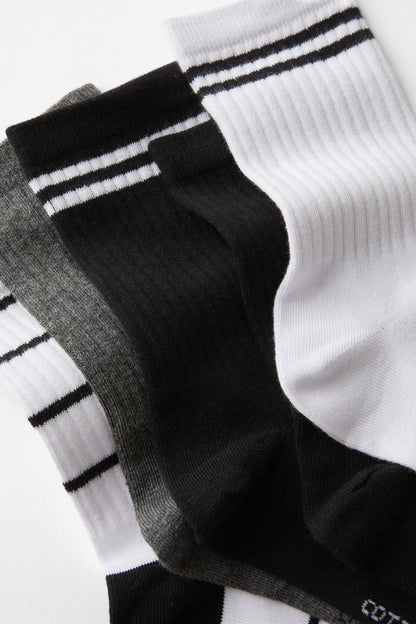 Meias - 5Pk Crew Sock
